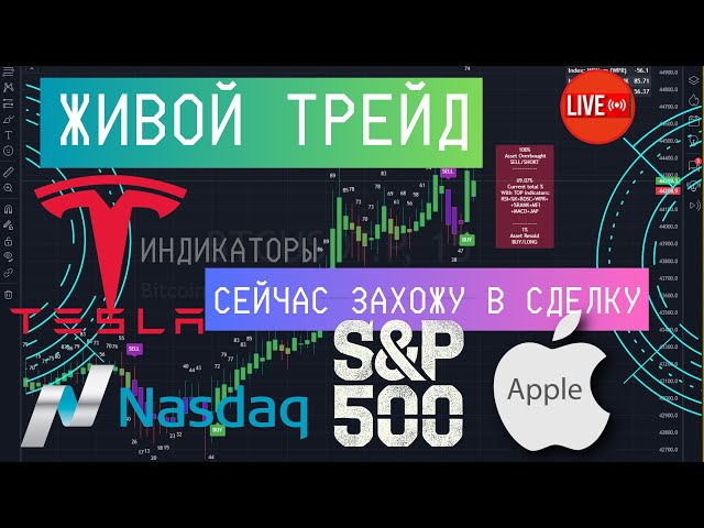 Прямой ЭФИР Трейда: 24\7 - Tesla - Apple NASDAQ - US 100 - US500 NASDAQ - Фондовый рынок.