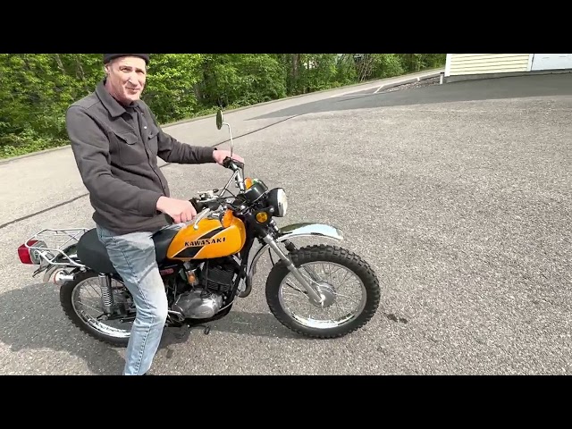 1975 Kawasaki 100 Enduro with 150 original miles