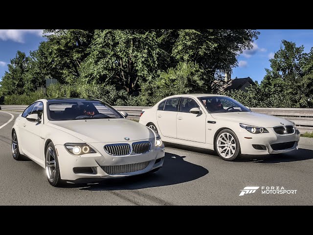 Forza Motorsport Drag race: BMW M6 E63 vs BMW M5 E60