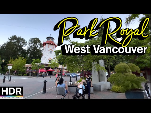 West Vancouver Walk - Park Royal (South and North), Summer 2021 🇨🇦 BC, Canada, Travel, 4K HDR 60fps