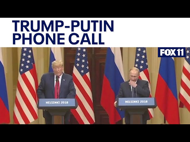 Trump, Putin discuss plans to end Ukraine-Russia war