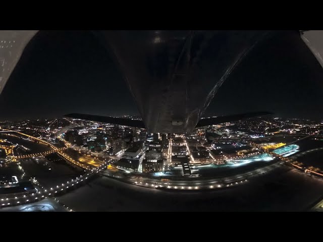 Landing in St. Paul, MN (KSTP) 360º