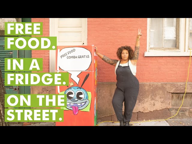 Free Food. In A Fridge. On The Street.