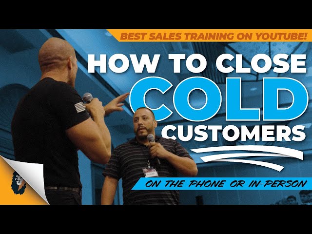 Sales Training // How to Close Cold Customers // Andy Elliott