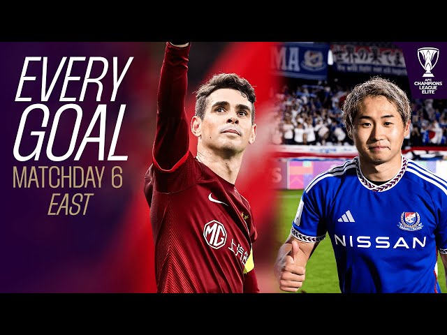 Brilliant Free Kicks & Fierce Strikes | Every Goal - MD 6 - EAST | AFC Champions League Elite™ 24/25