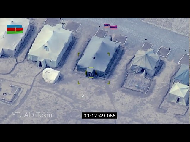 Azerbaijan Bayraktar TB2 drone strike compilation #1