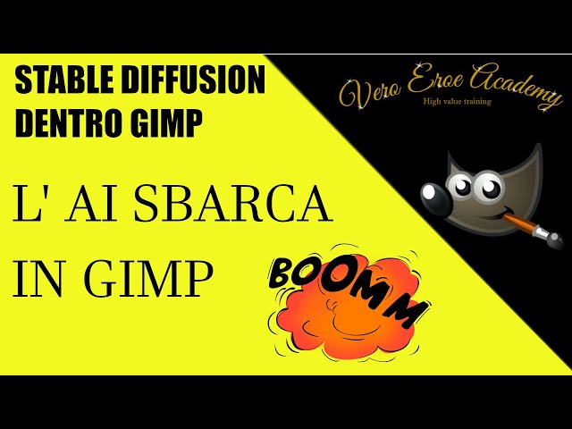 ARTIFICIAL INTELLIGENCE IN GIMP - STABLE DIFFUSION IN GIMP