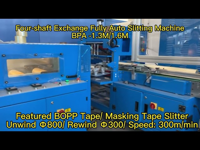 Fully Automatic BOPP/Masking Tape Slitting Machine & Packing Machine Production Line