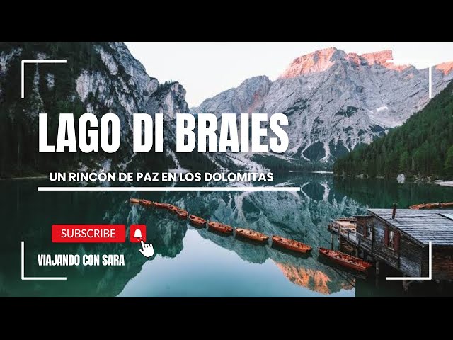 Lago di Braies - The Dolomites. Exploring Italy. Italian Alps