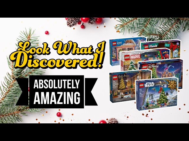 LEGO ADVENT CALENDARS: HARRY POTTER, CITY, FRIENDS, DISNEY, STAR WARS, MARVEL UNBOXING 21/2024