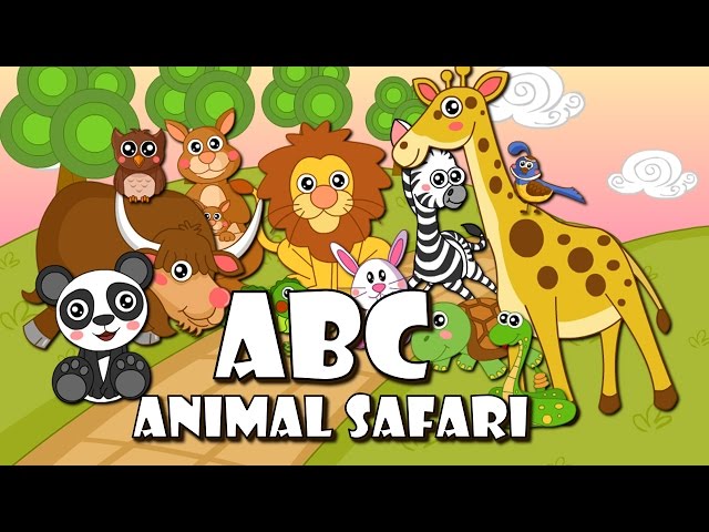 ABC Song - Animal Safari | BabyMoo