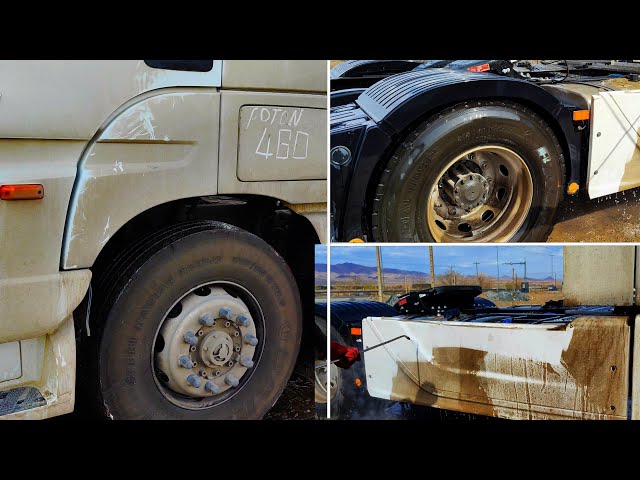 Wash the Dirtiest Foton 460 Truck: Deep Exterior Detailing | Truck Wash Video