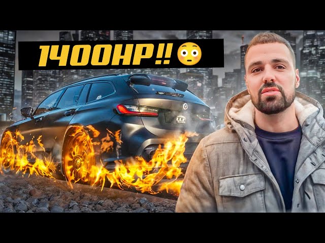 CALVIN'S FIRST DRIVE IN MY 1400HP M3 TOURING!! **FUNNIEST REACTION**