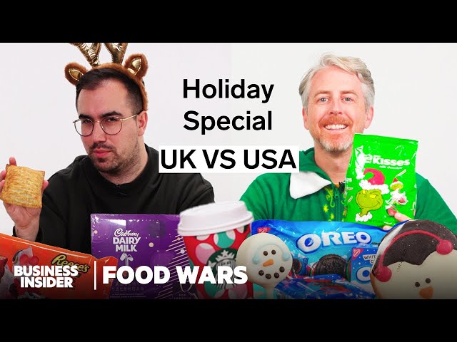 UK vs USA Holiday Special | Food Wars | Insider Food