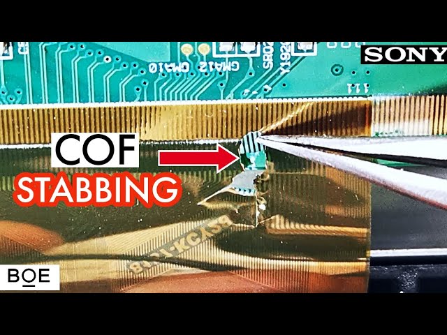 SOLDER CURE: COF Repair Process | Unexpected TV Panel Symptom