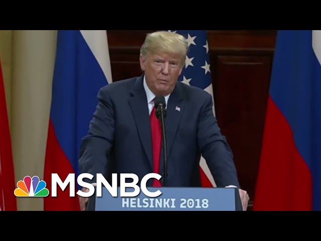 Why President Donald Trump Just Can't 'Hit Delete' On Helsinki Remarks | Morning Joe | MSNBC