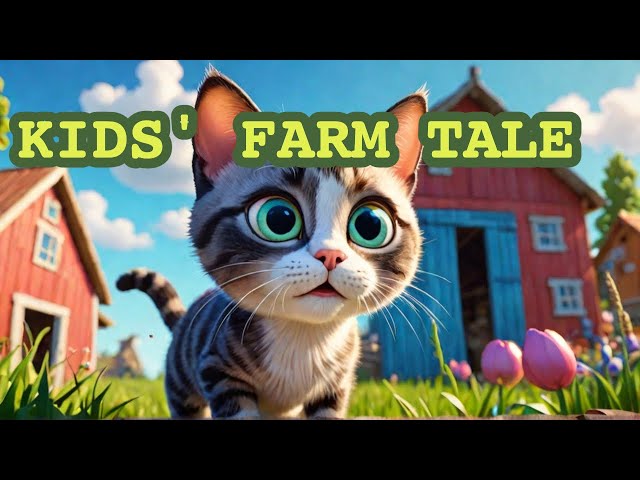 Whiskers and the Great Farm Mystery - Short story for KIDS