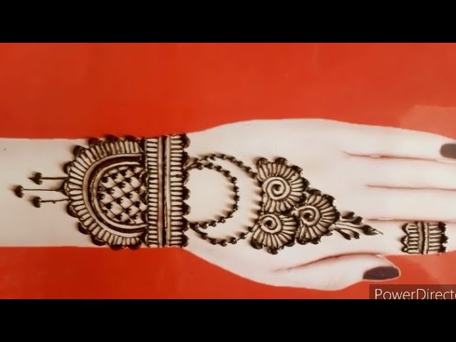 Unique Cute Mehendi Design For Beginner🤩 || New Jewellery Mehendi Design || Bridal malika mehendi |