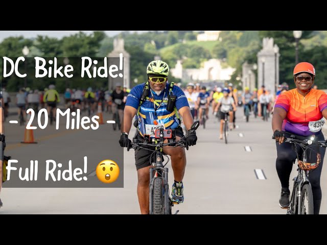 DC Bike Ride Full Ride Through - 20 Miles - Washington DC #AndreReeseDotBiz