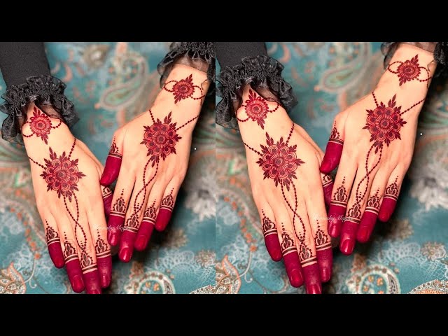 New Latest Stylish Back Hand Mehndi Design| Simple Easy Mehndi Design| New Mehandi Ka Design| Mehndi