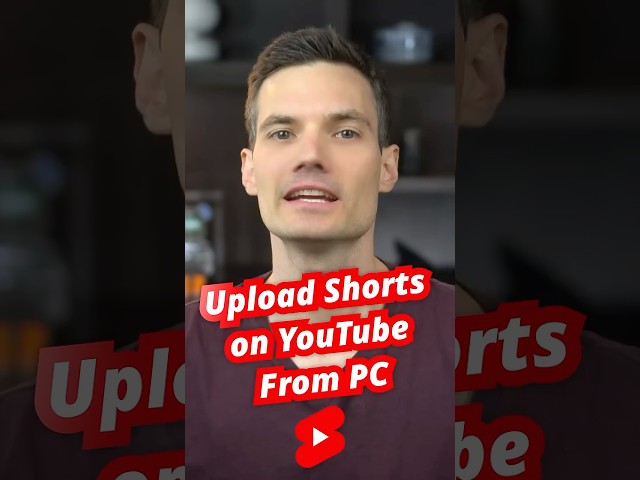 How to Upload Shorts on YouTube from PC