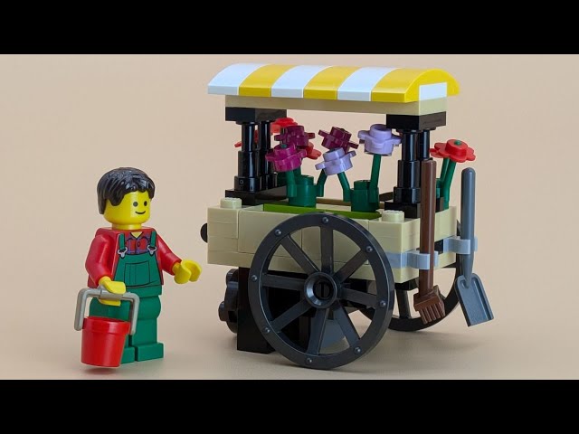 LEGO Flower Cart – Mini Build