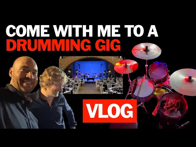 DAY IN THE LIFE AS A DRUMMER - gig VLOG