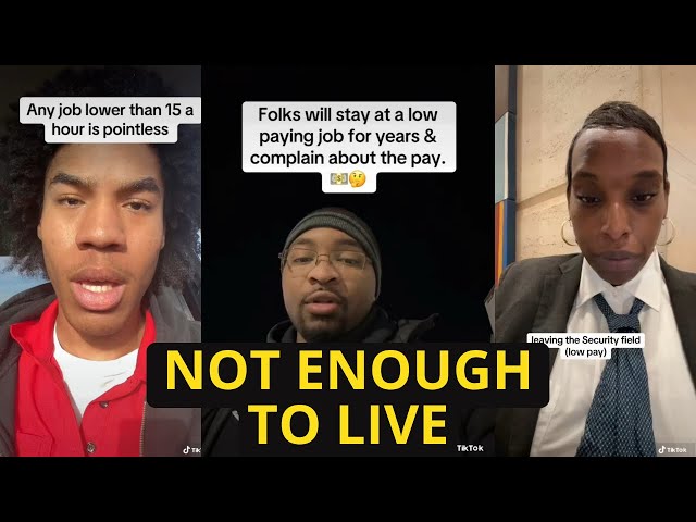 Jobs Don’t Pay Enough To Live In This Economy | TikTok Rants On How Hard It Is To Make Money In 2025