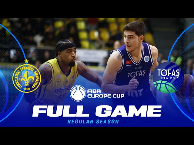 Maroussi Basketball Club v Tofas Bursa | Full Basketball Game | FIBA Europe Cup 2024-25