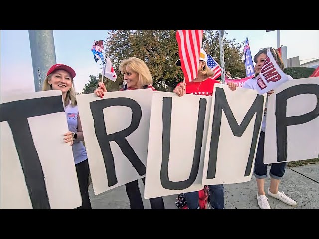 TRUMP MAGA RALLY (1) 😎🇺🇸🤩🇺🇸 TYSONS CORNER, VA, USA 🇺🇸 AMERICA♥️