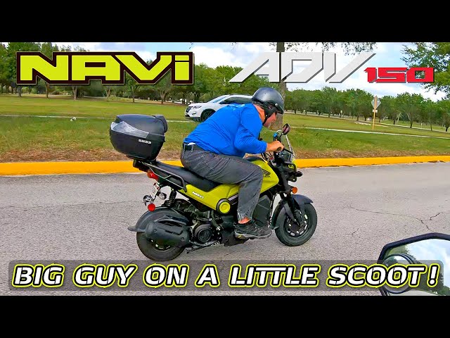 MEETUP: Bikes.And.Pizza // Day1 - Big guy on the little Honda NAVI!