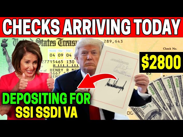 Checks arriving today! $2800/mo boosted paymets automatic deposits for all social security ssi ssdi