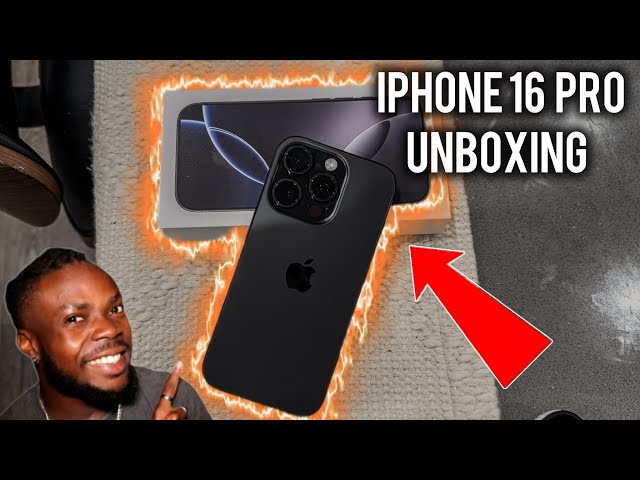 iPhone 16 Pro - Black Titanium UNBOXING - SMALL PHONES ARE GOOD!!!