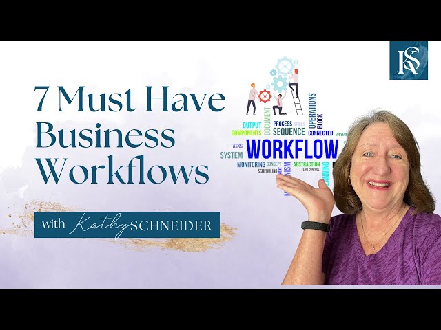 7 Business Workflows Every Solopreneur MUST Have