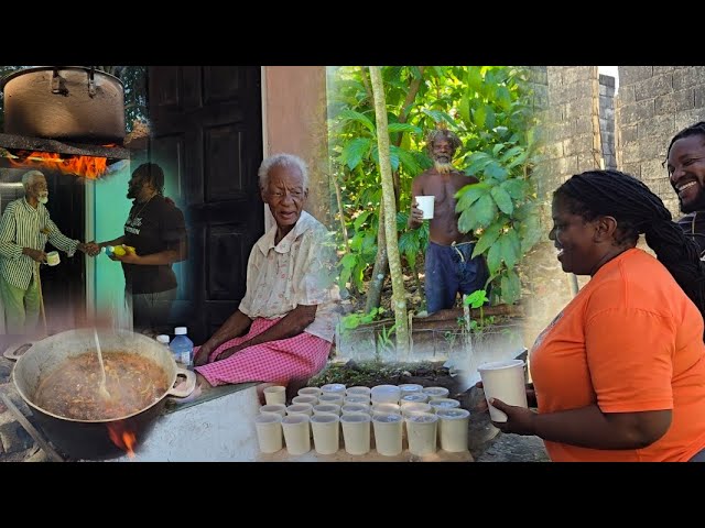 Bringing the community together | Cow Skin with Chicken Foot Soup for our elderly