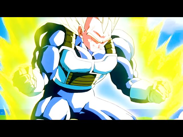 Vegeta Activates His Colossal SSJ Power Against Cell, Vegeta VS Cell