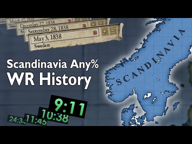 The World Record History of Victoria 2: Form Scandinavia (Any%) Speedruns