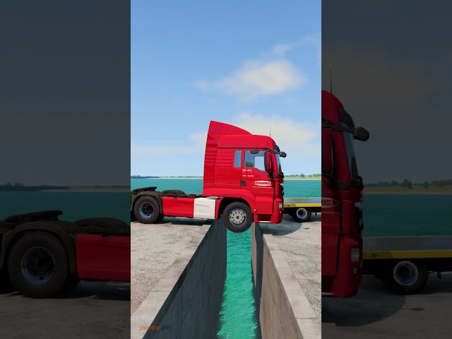 Truck vs Speedbumps | BeamNG Drive  #shortvideo #beamngdrive #simulation #india #truck #speedbump