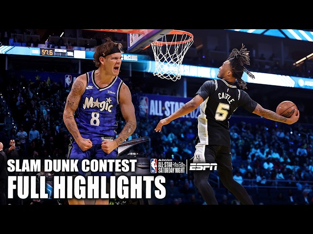 2025 NBA Slam Dunk Contest Full Highlights 🏀 | NBA on ESPN