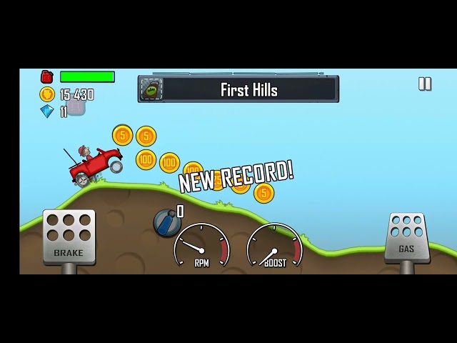 Hill climb racing .viral video game#🥰😃