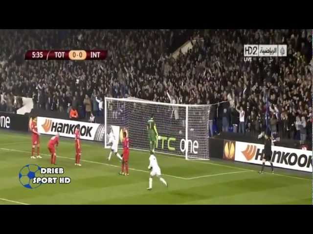 Tottenham hotspur Vs Inter milan 3-0 highlights and Goals 7/3/2013 Europa League