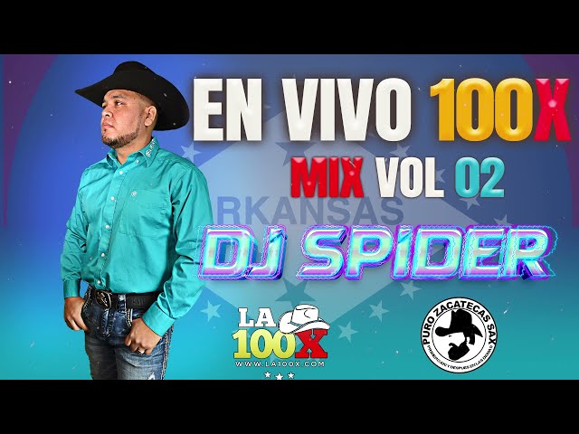 Mix En vivo 100x Radio Vol 02 (Dj spider pzs)