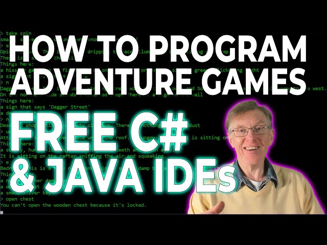 Install Free C# and Java Programming Software (Complete Course in Adventure Game Programming)