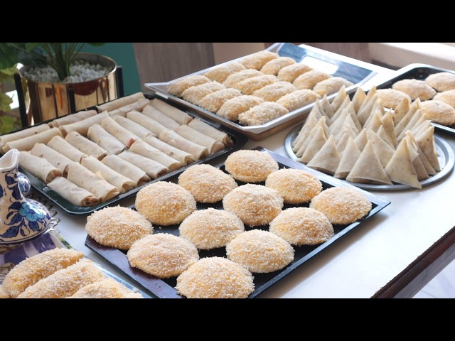 RAMADAN PREP 2025 / Make & Freeze Ramadan Snacks Step by Step Recipes by (YES I CAN COOK)