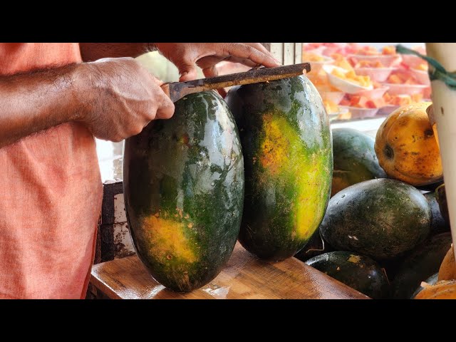 FRUIT NINJA of FRUITS | Amazing Fruits Cutting Skills | Indian Street Food In 2023