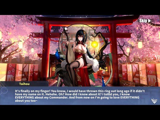 Azur Lane: IJN Taihou OATH [Phoenix's Spring Song] L2D Skin