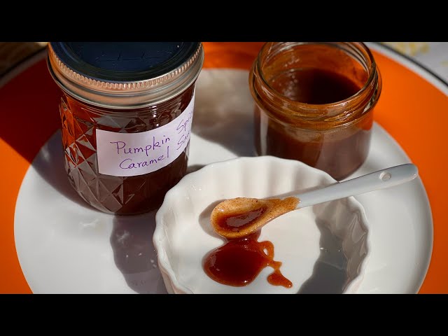 I made pumpkin spice caramel sauce