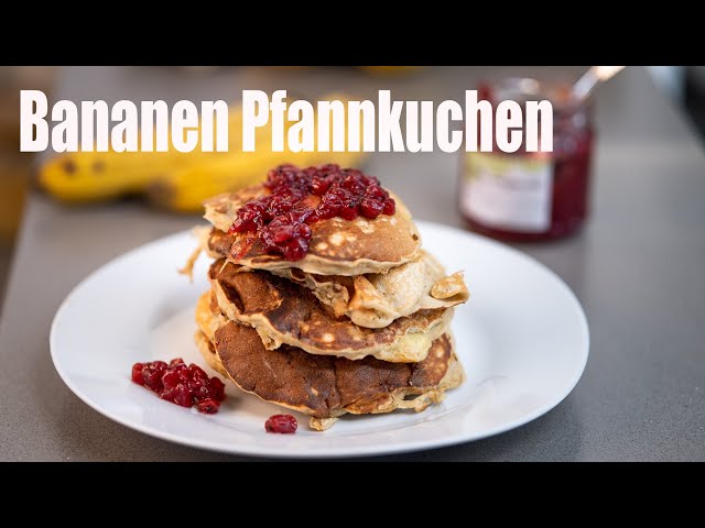 Schnelles Bananen Pfannkuchen Rezept