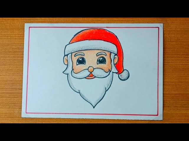 Santa Claus drawing| Christmas drawing 🎄☃️