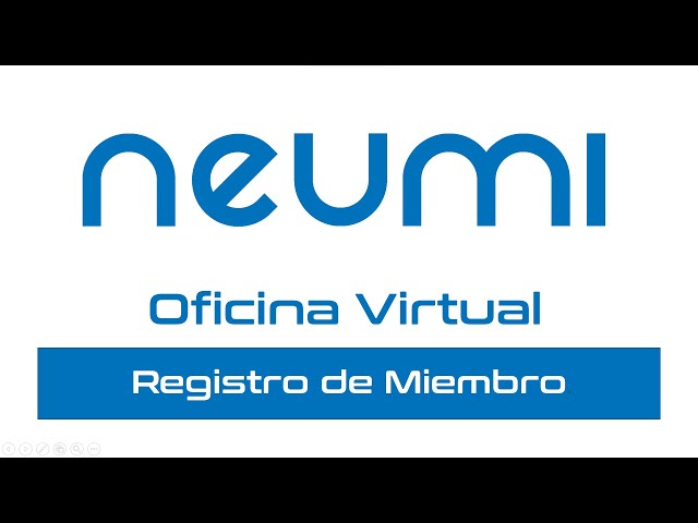 Neumi Networker  - Registro de Miembro